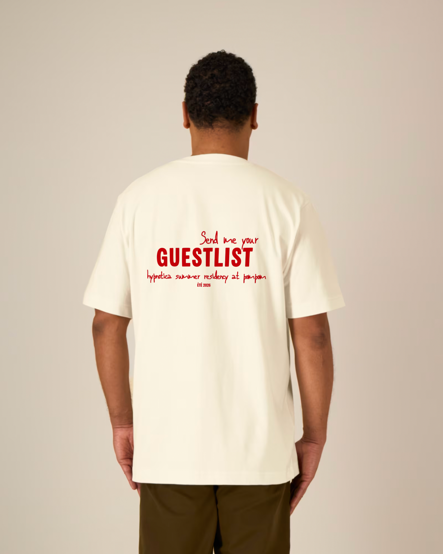 t-shirt manches courtes unisexe hypnotica x clubbeurs